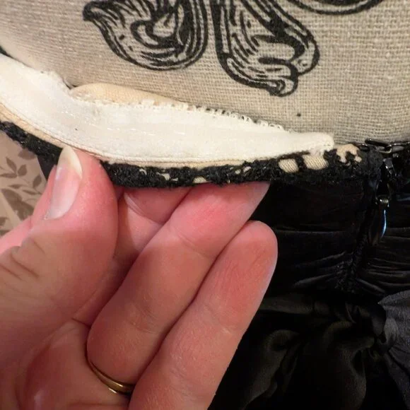 Maggy London Black Crochet Accent Halter Midi Dress, Size 10, New With Tags! - Picture 10 of 13